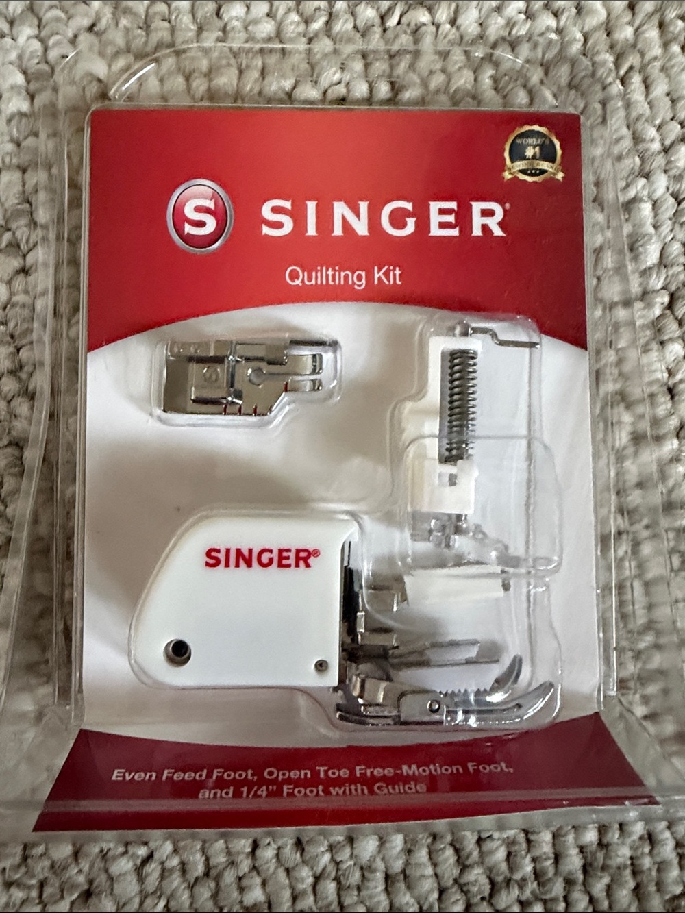 Singer Quilting Kit - White Quilting Feet Set
